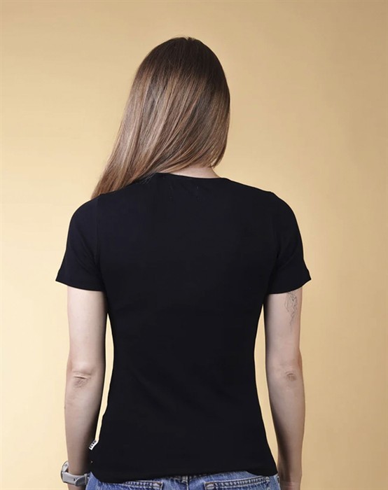 Elsk - Rib Womens T-shirt - Black
